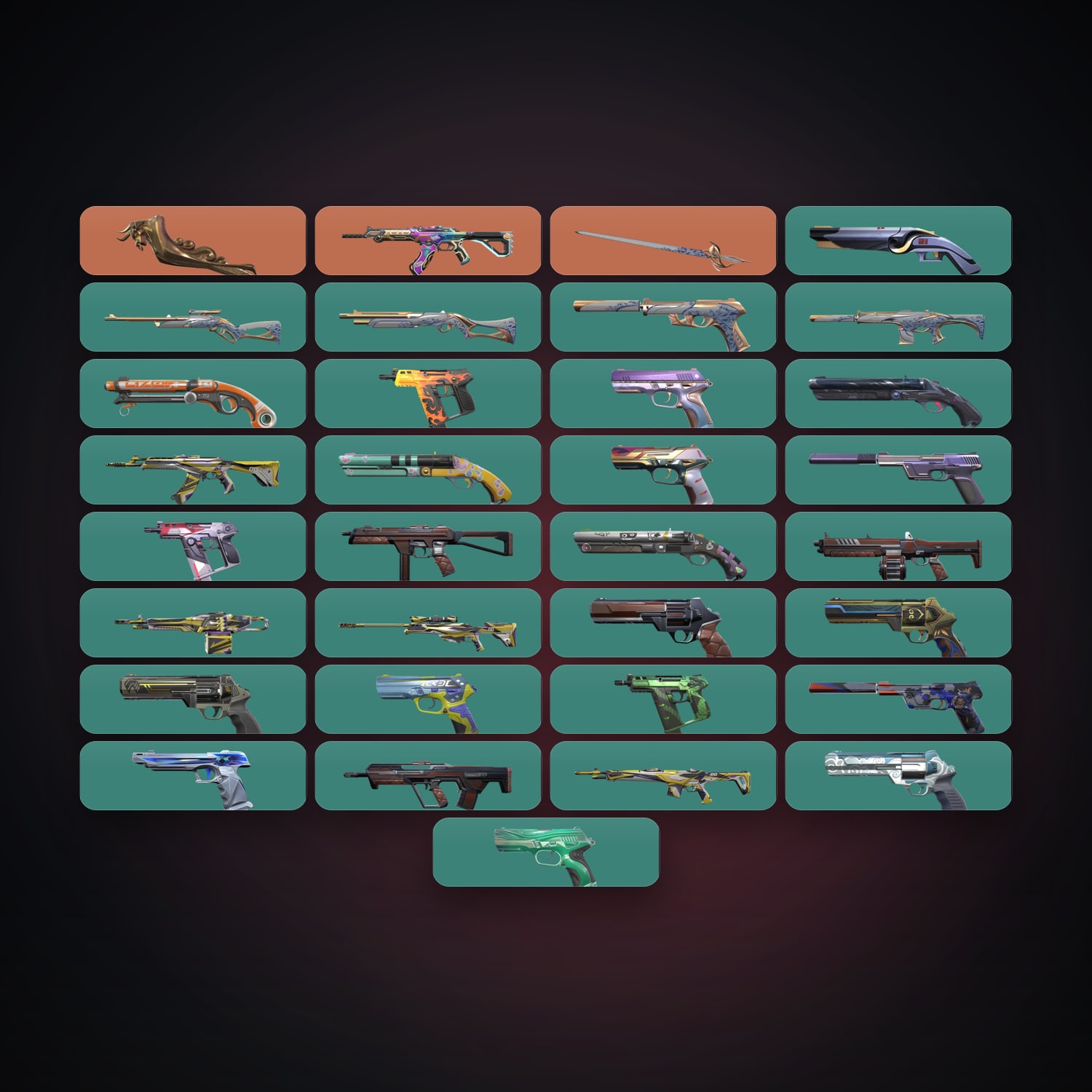 AP Gold 2 locker — 2 knives, 33 skins, lvl 279 — HabibiAccounts