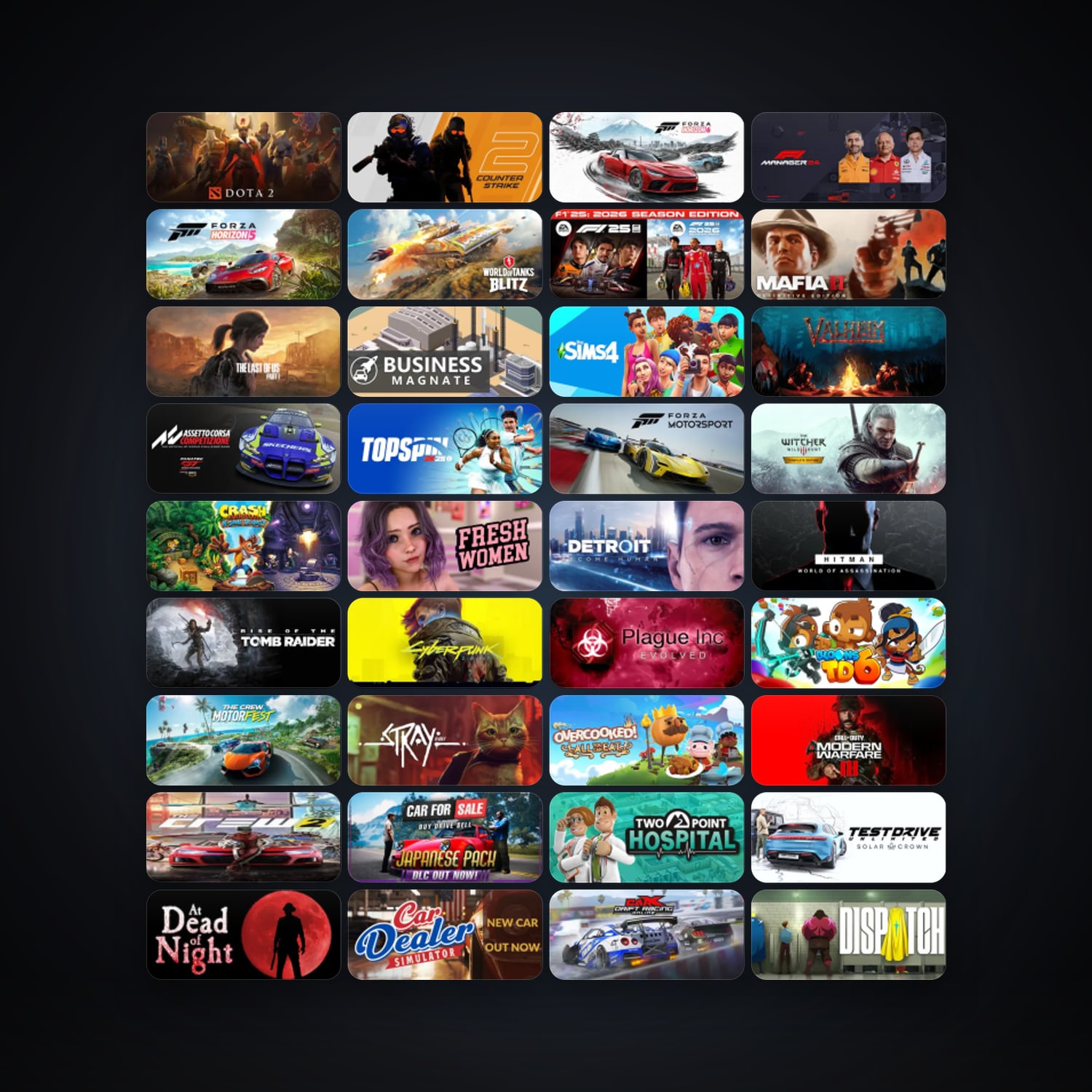 Steam 238 games, Steam 10, clean — HabibiAccounts