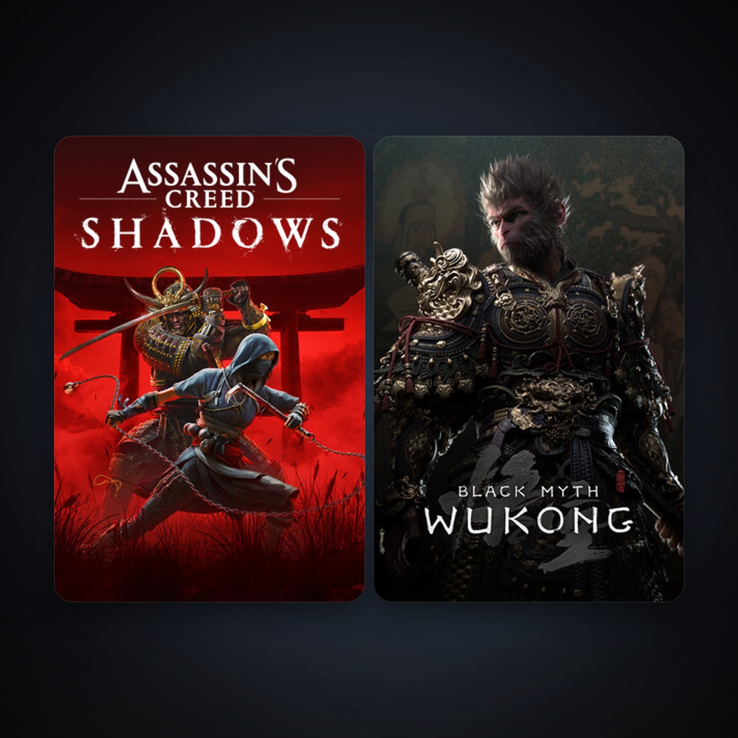 Black Myth: Wukong + Assassin’s Creed Shadows, 3 games, clean — HabibiAccounts