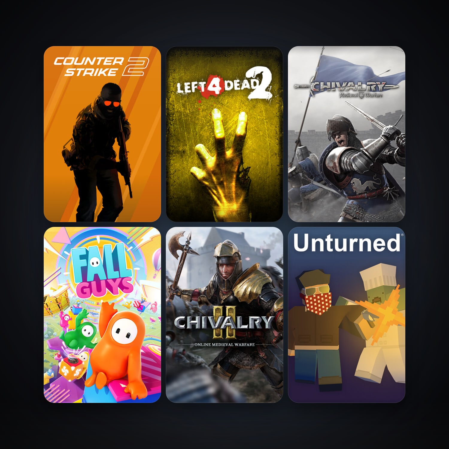 Left 4 Dead 2 + CS2 Prime, 11 games, clean — HabibiAccounts