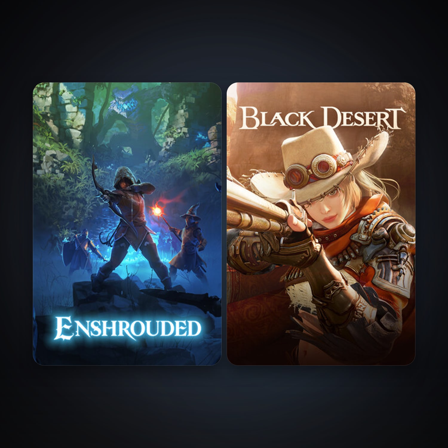 Black Desert Online + Enshrouded, 3 games, clean — HabibiAccounts