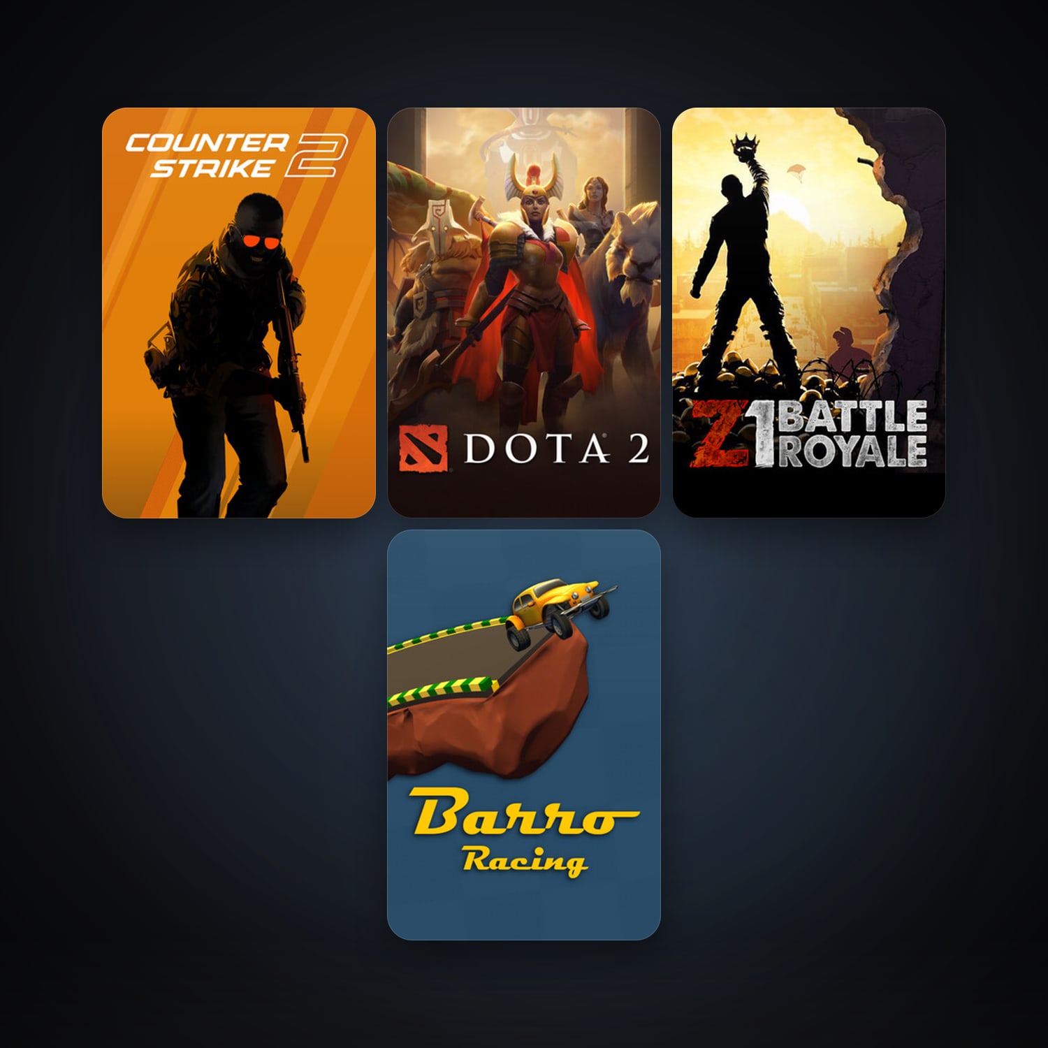 Dota 2 + CS2 Prime, 4 games, clean — HabibiAccounts