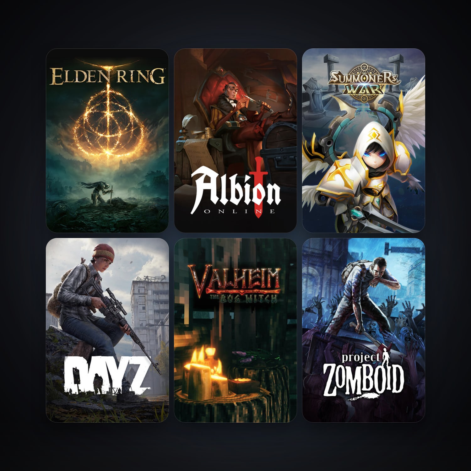 Project Zomboid + DayZ, 122 games, clean — HabibiAccounts