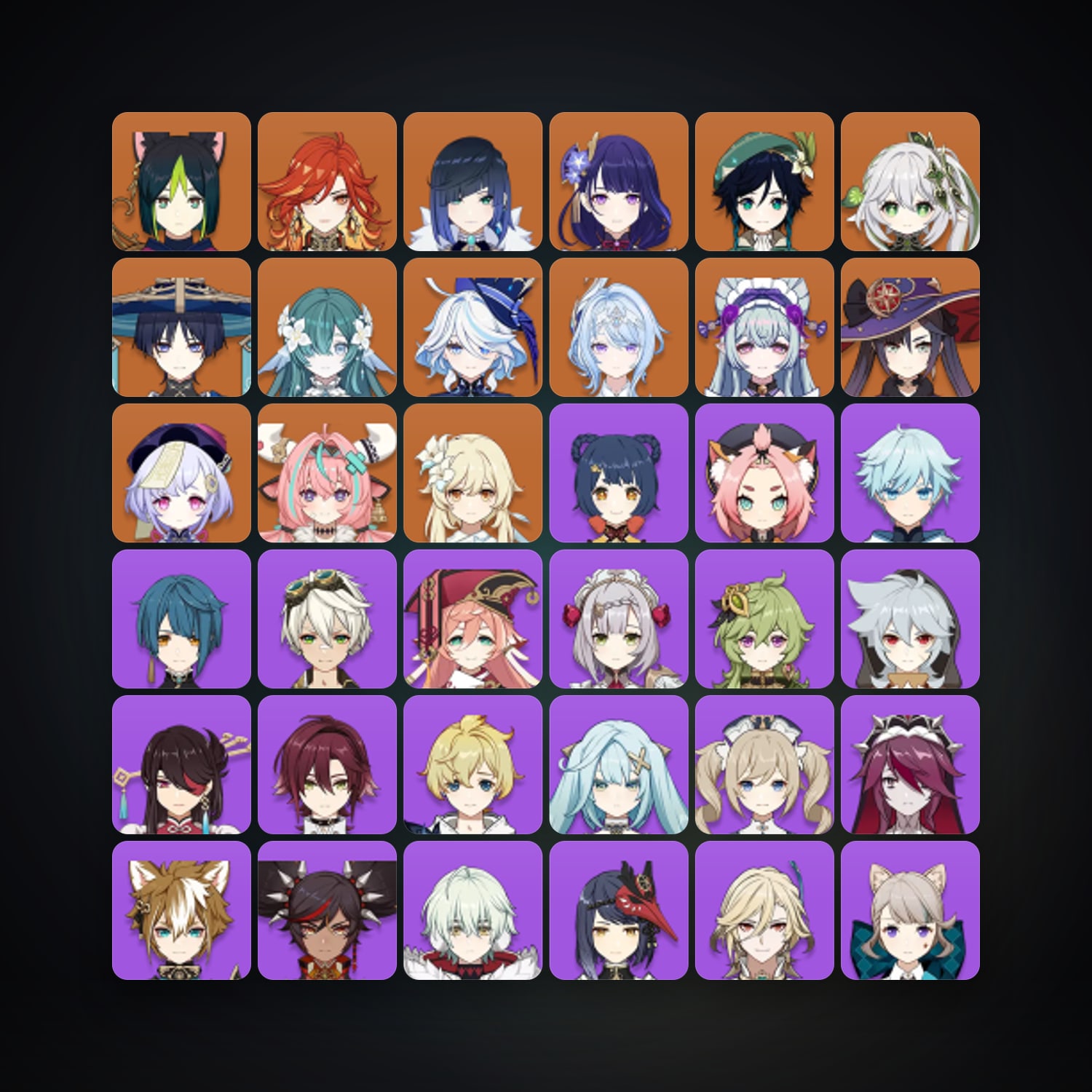 Genshin Impact | AR 57 | 51 Chars | 14× 5★ — HabibiAccounts