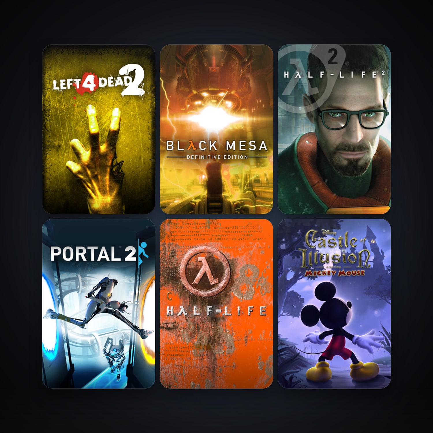Half-Life: Opposing Force + Half-Life, 192 games, Steam 10, clean — HabibiAccounts