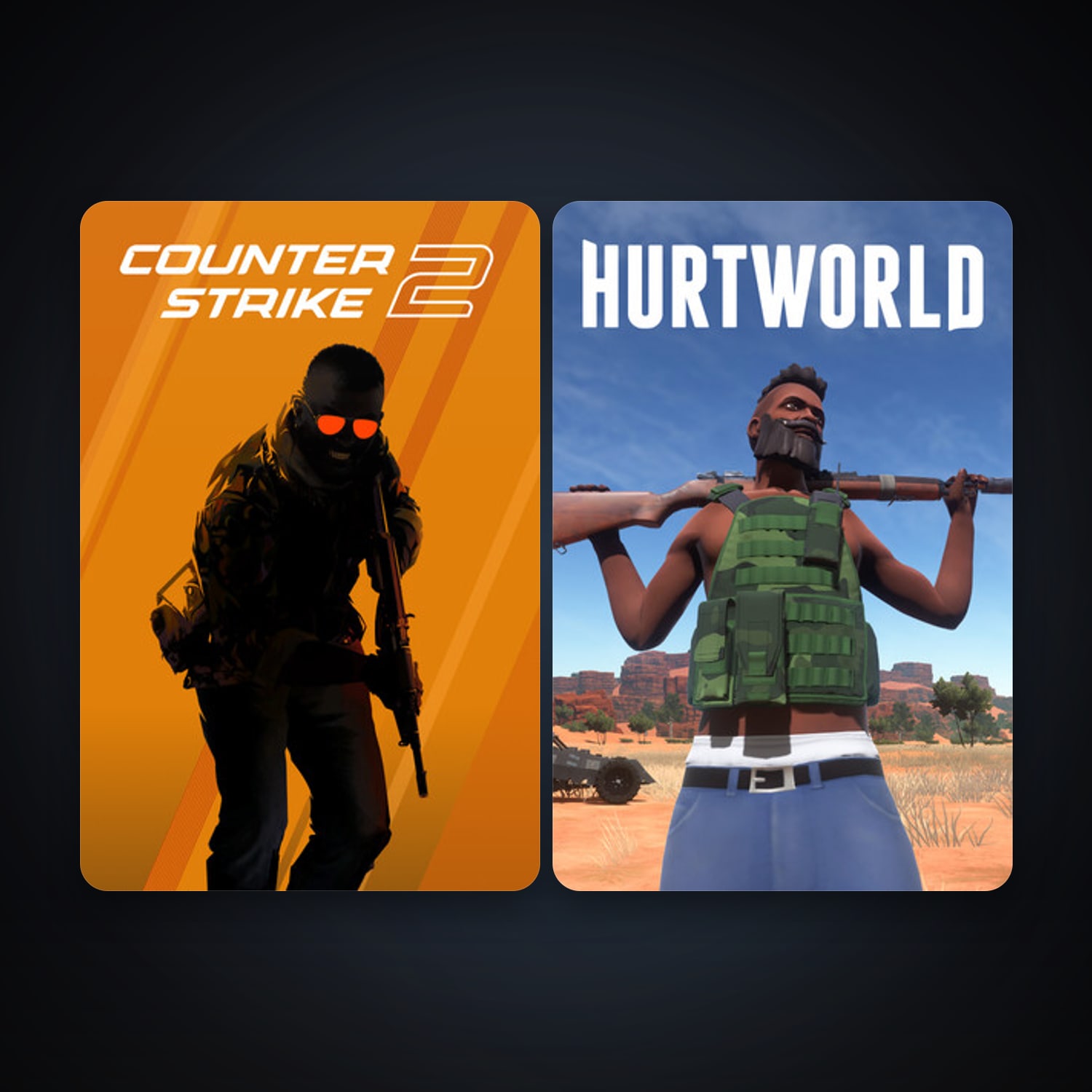 CS2 Prime + Hurtworld, 3 games, clean — HabibiAccounts