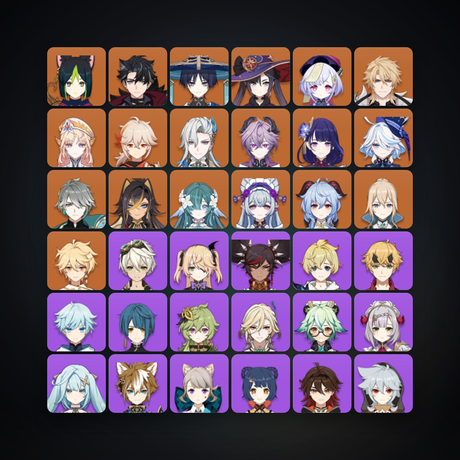 Genshin Impact | AR 58 | 63 Chars | 18× 5★ — Genshin / miHoYo Account — HabibiAccounts