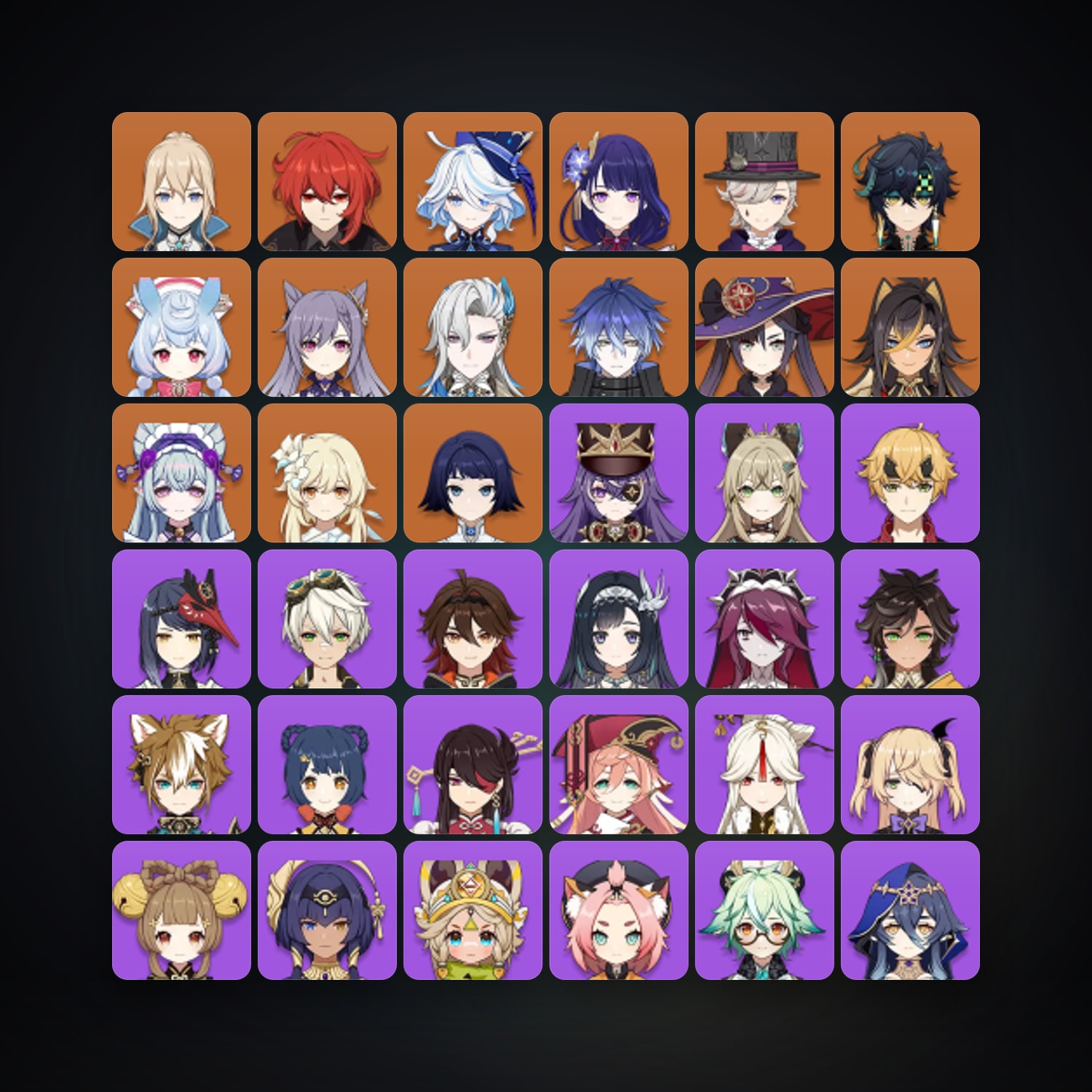 Genshin Impact | AR 56 | 58 Chars | 13× 5★ — Genshin / miHoYo Account — HabibiAccounts