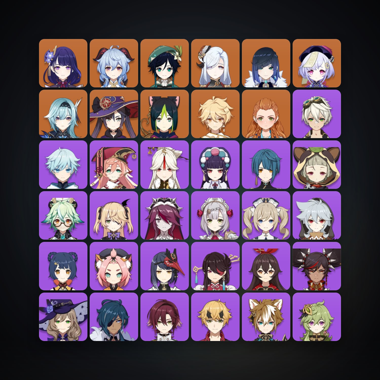 Genshin Impact | AR 55 | 40 Chars | 9× 5★ — Genshin / miHoYo Account — HabibiAccounts