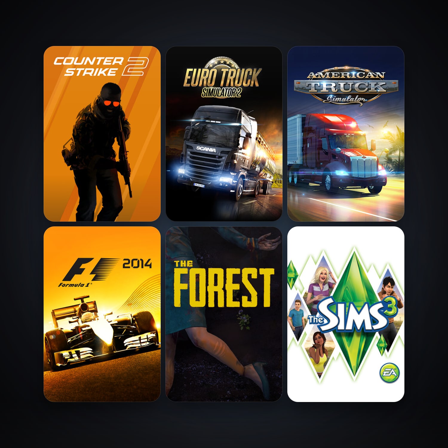 CS2 Prime + The Sims 3, 17 games, clean — HabibiAccounts