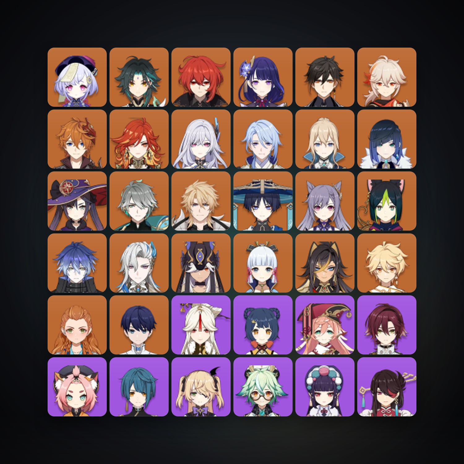 Genshin Impact | AR 59 | 72 Chars | 23× 5★ — Genshin / miHoYo Account — HabibiAccounts