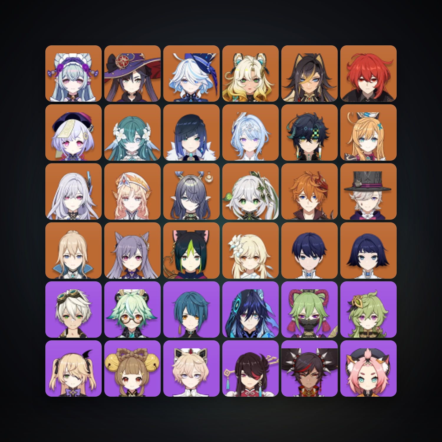 Genshin Impact | AR 59 | 74 Chars | 21× 5★ — Genshin / miHoYo Account — HabibiAccounts