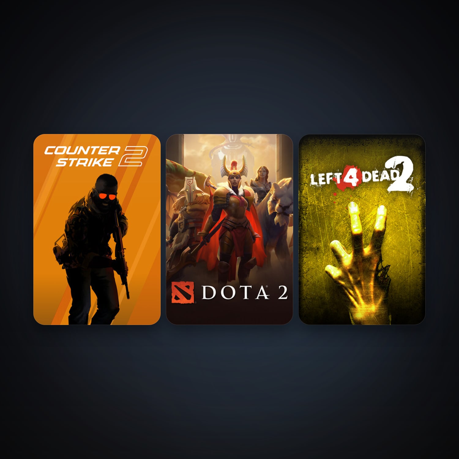 Left 4 Dead 2 + Dota 2, 6 games, clean — HabibiAccounts