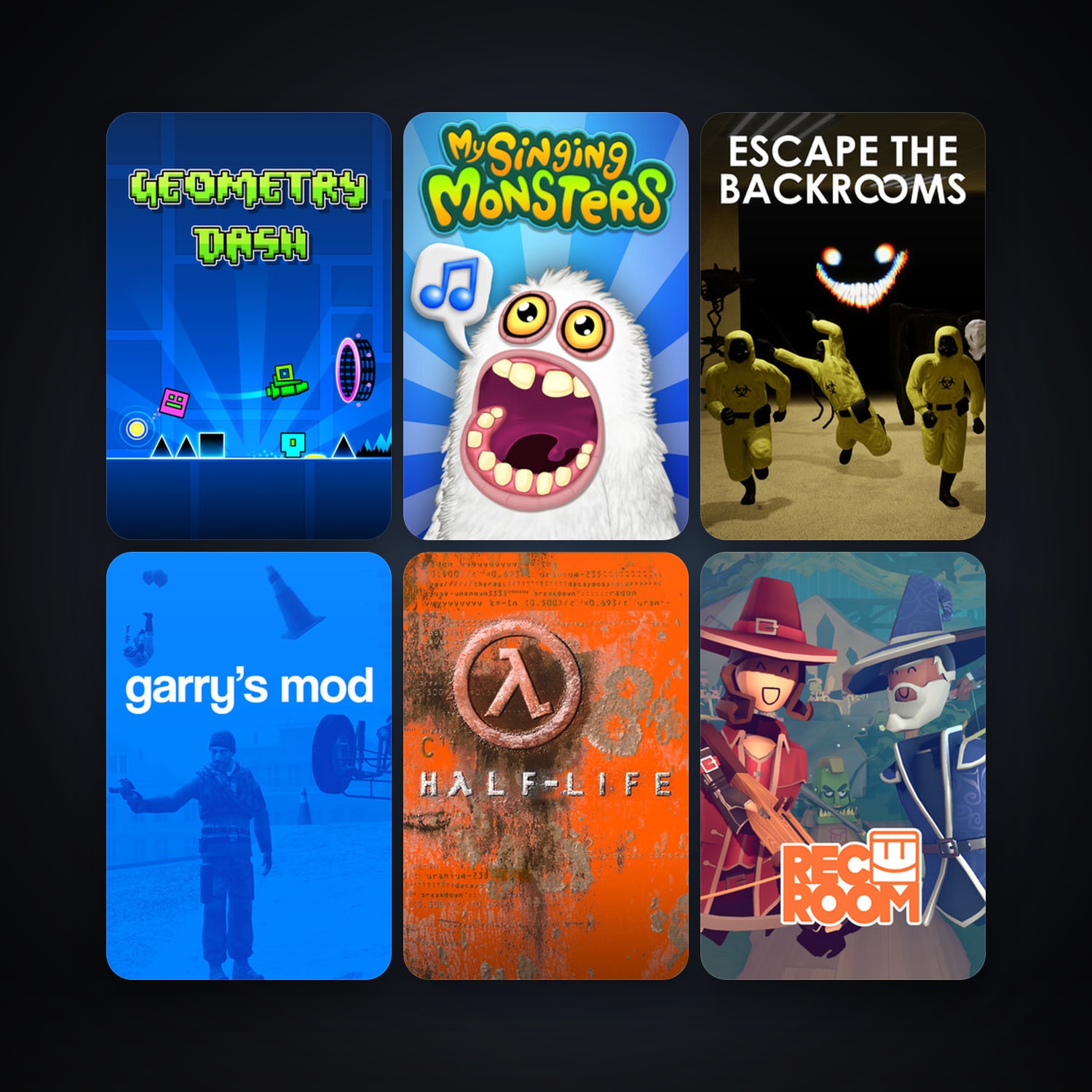 Half-Life + Garry's Mod, 15 games, clean — HabibiAccounts