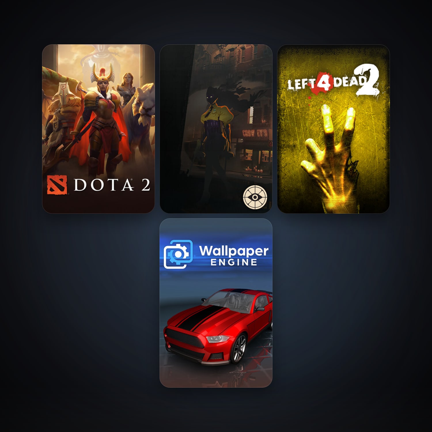 Left 4 Dead 2 + Dota 2, 9 games, clean — HabibiAccounts