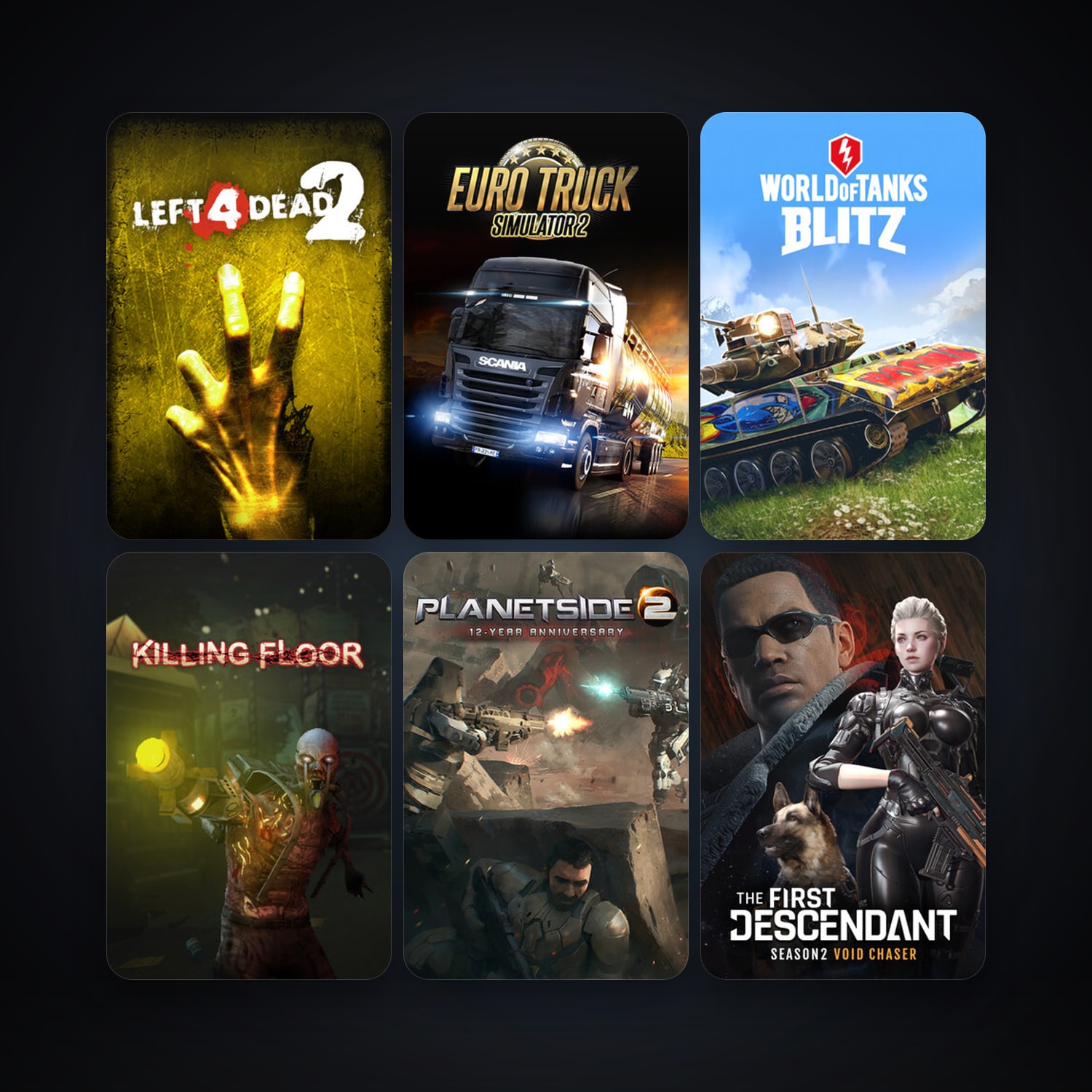Left 4 Dead 2 + Killing Floor, 14 games, clean — HabibiAccounts