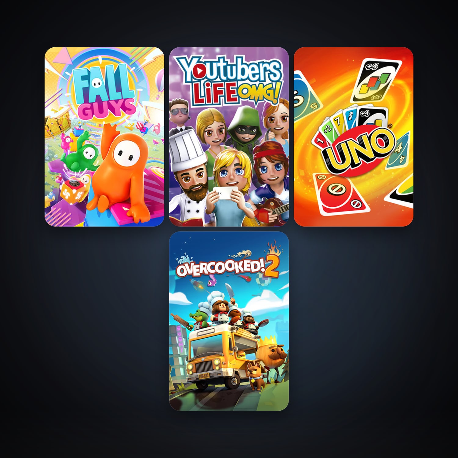Youtubers Life + UNO, 5 games, clean — HabibiAccounts