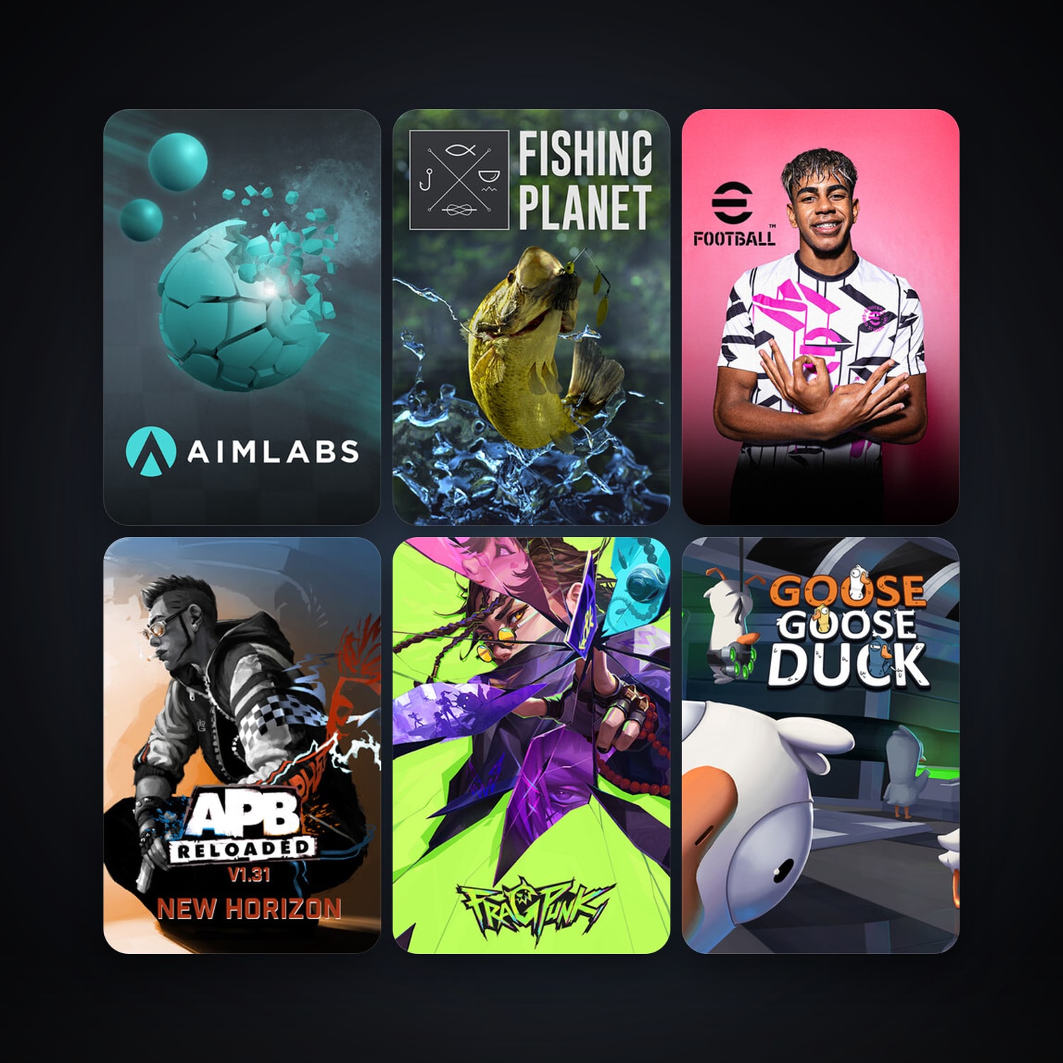 APB Reloaded + Fishing Planet, 8 games, clean — HabibiAccounts
