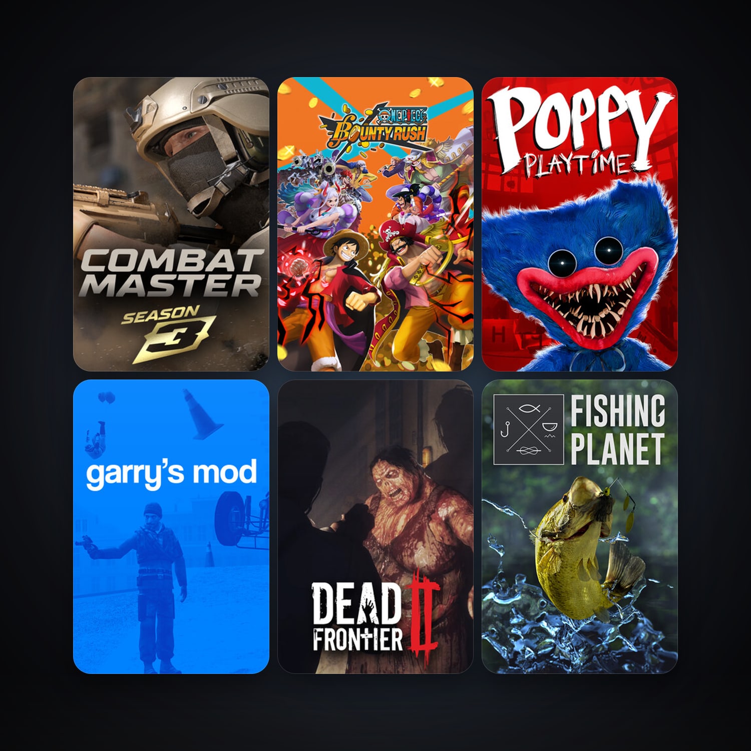 Garry's Mod + Fishing Planet, 10 games, clean — HabibiAccounts