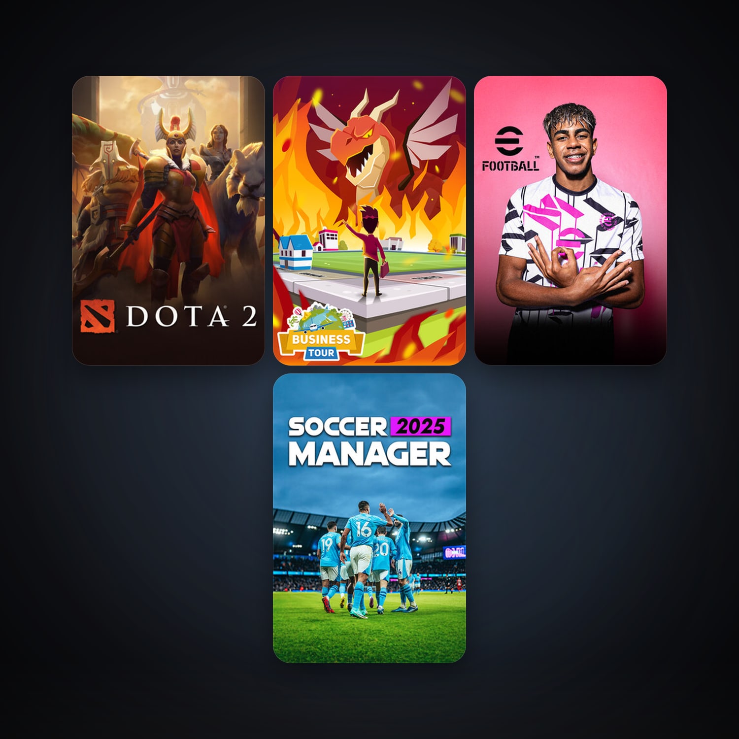 Dota 2 + Business Tour - Board Game with Online Multiplayer, 5 games, clean — HabibiAccounts