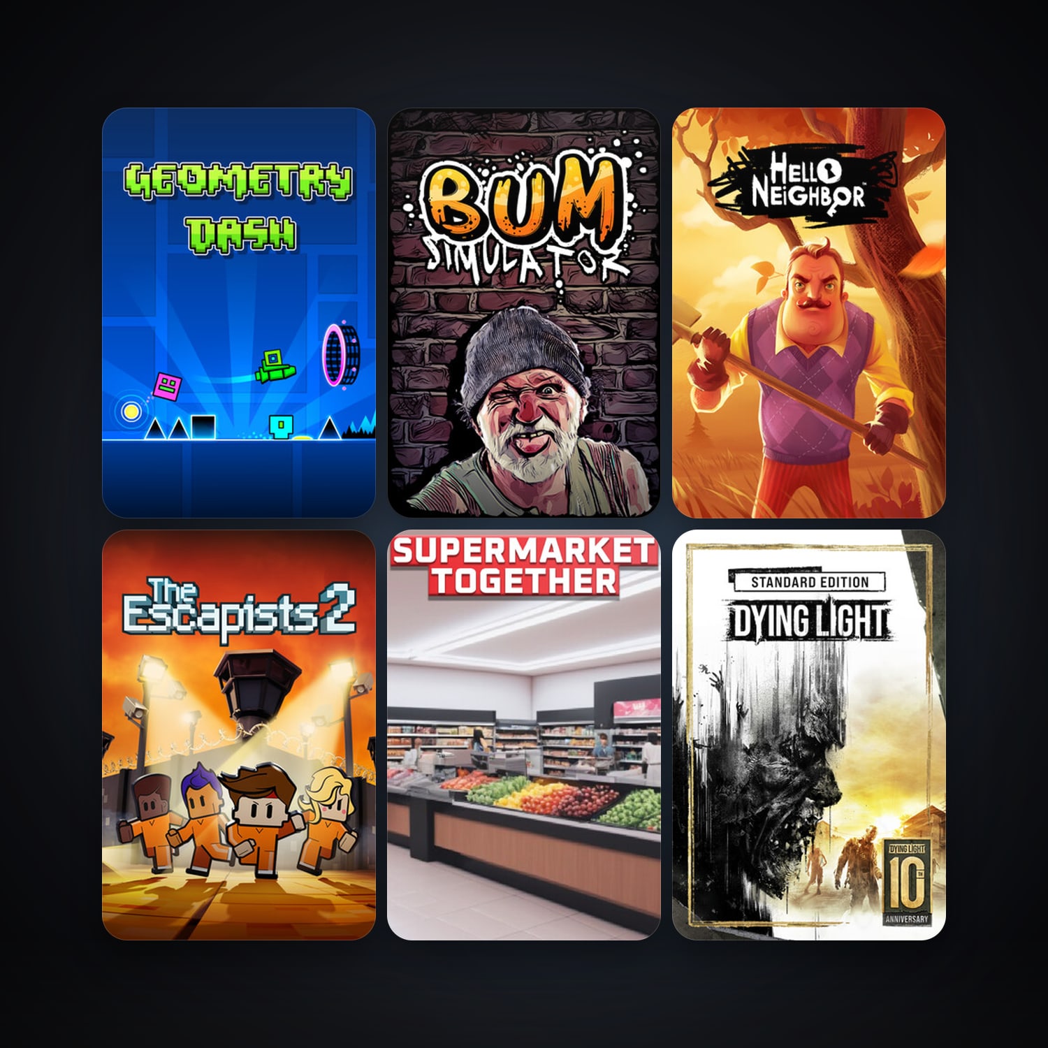 Dying Light + Unturned, 14 games, clean — HabibiAccounts