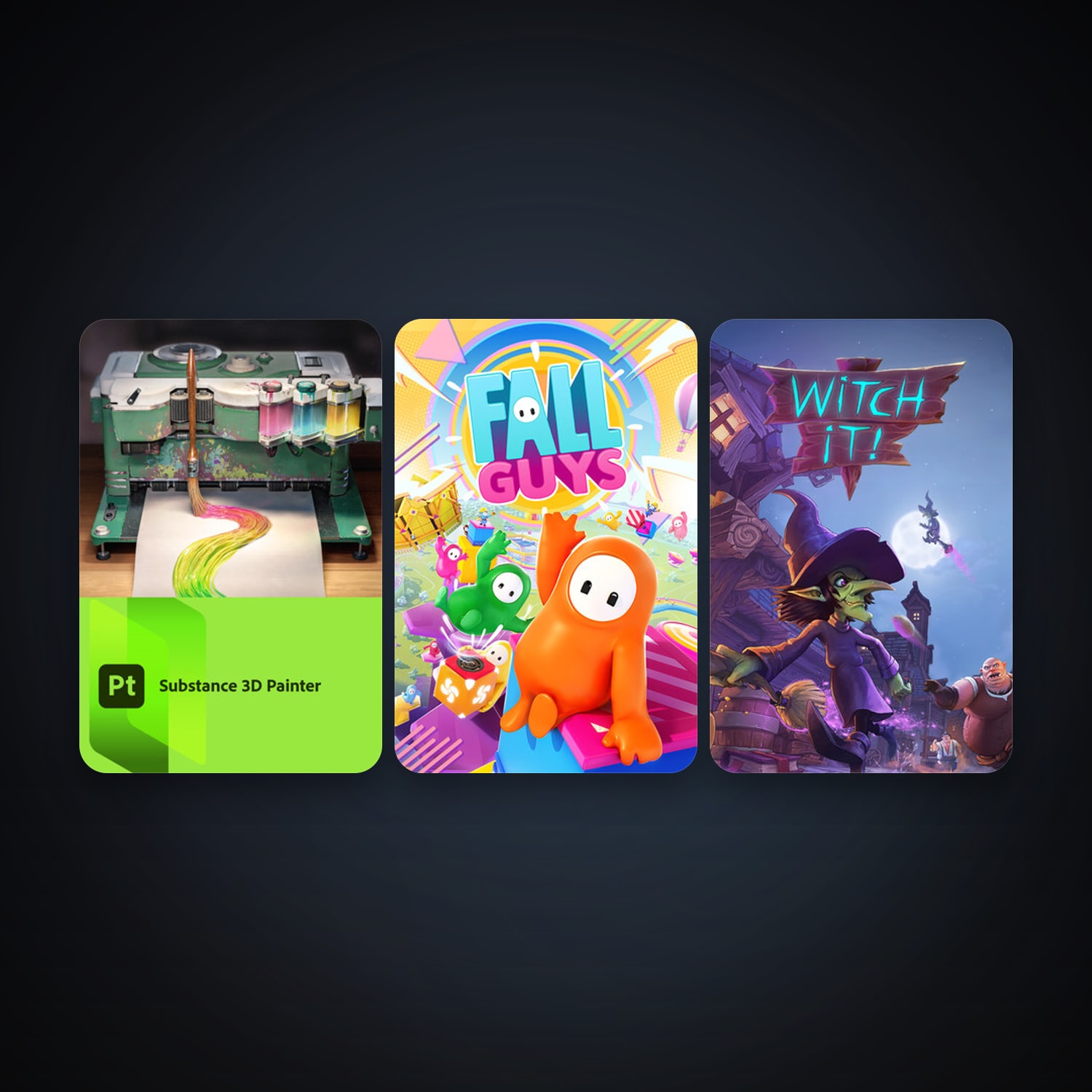 Witch It + Fall Guys, 3 games, clean — HabibiAccounts