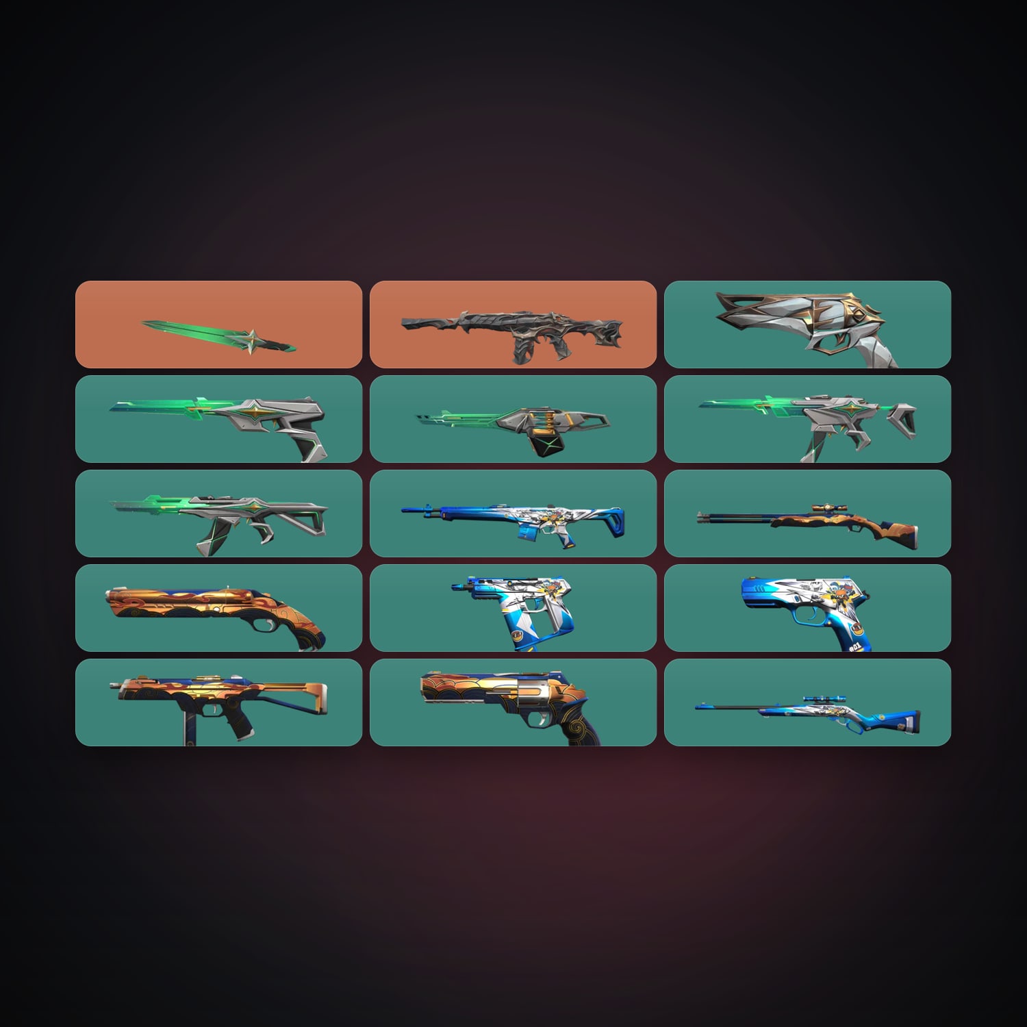 EU Gold 1 locker — 1 knives, 15 skins, lvl 68 — HabibiAccounts