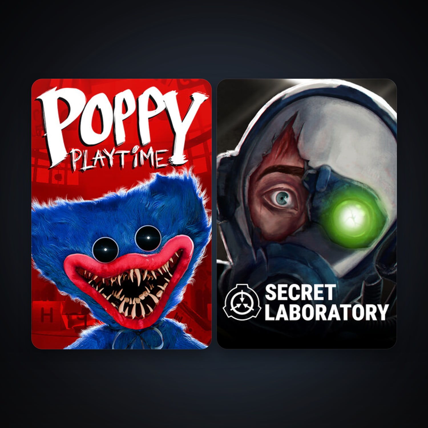 SCP: Secret Laboratory + Poppy Playtime, 6 games, clean — HabibiAccounts