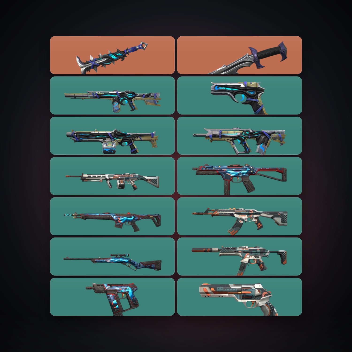 EU Gold 1 locker — 2 knives, 14 skins, lvl 37 — HabibiAccounts
