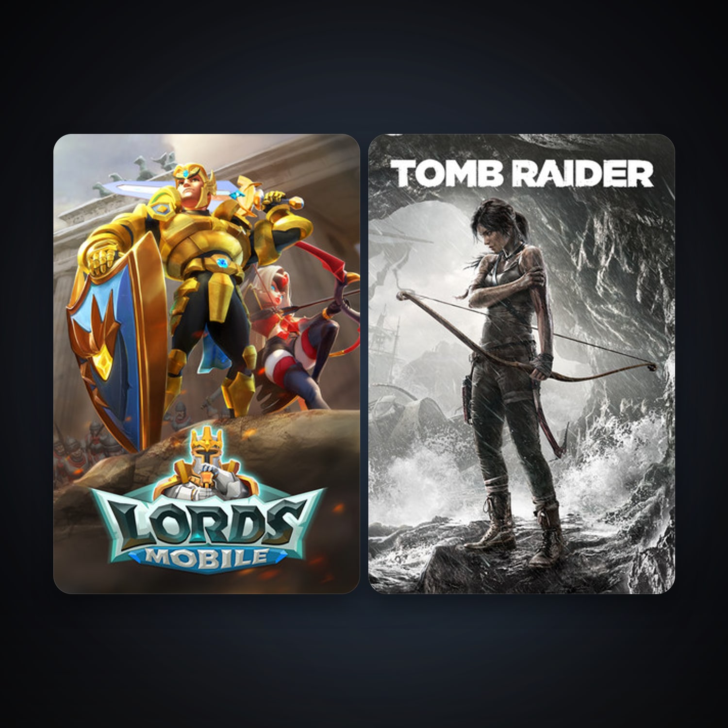 Tomb Raider + Lords Mobile: Last Fighter, 3 games, clean — HabibiAccounts