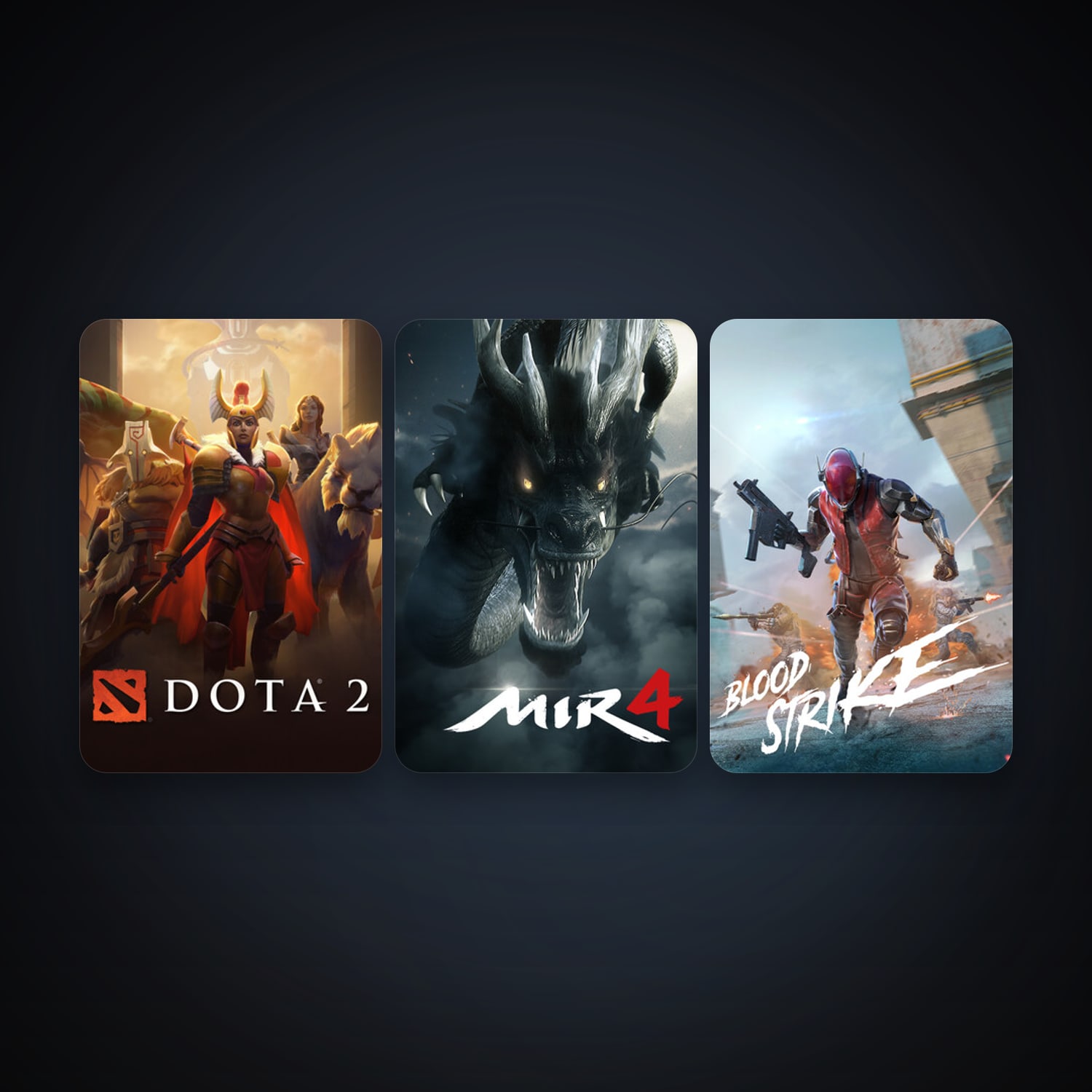 Dota 2 + MIR4, 4 games, clean — HabibiAccounts