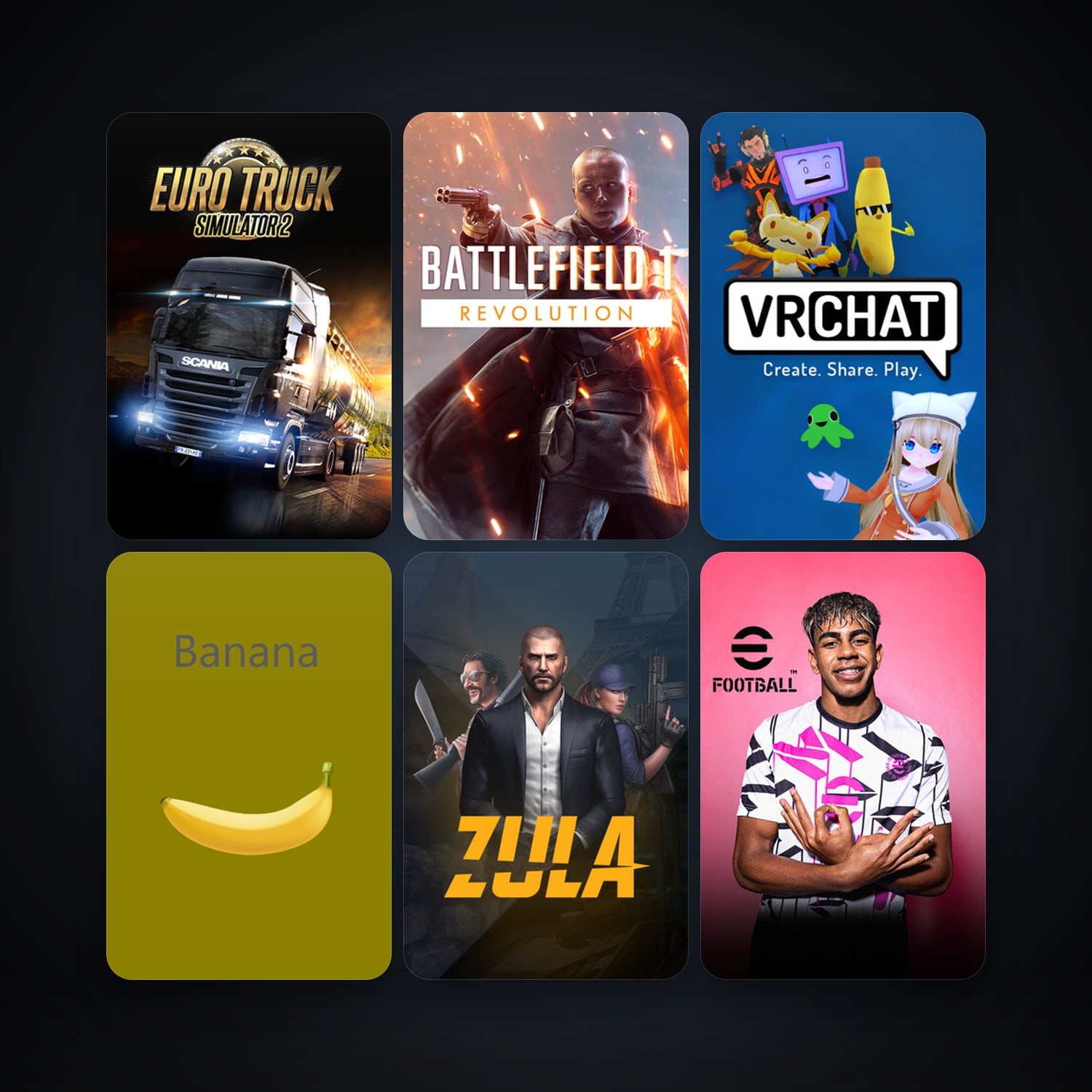 Free CS2 (No Prime) + Euro Truck Simulator 2, 22 games, clean — HabibiAccounts