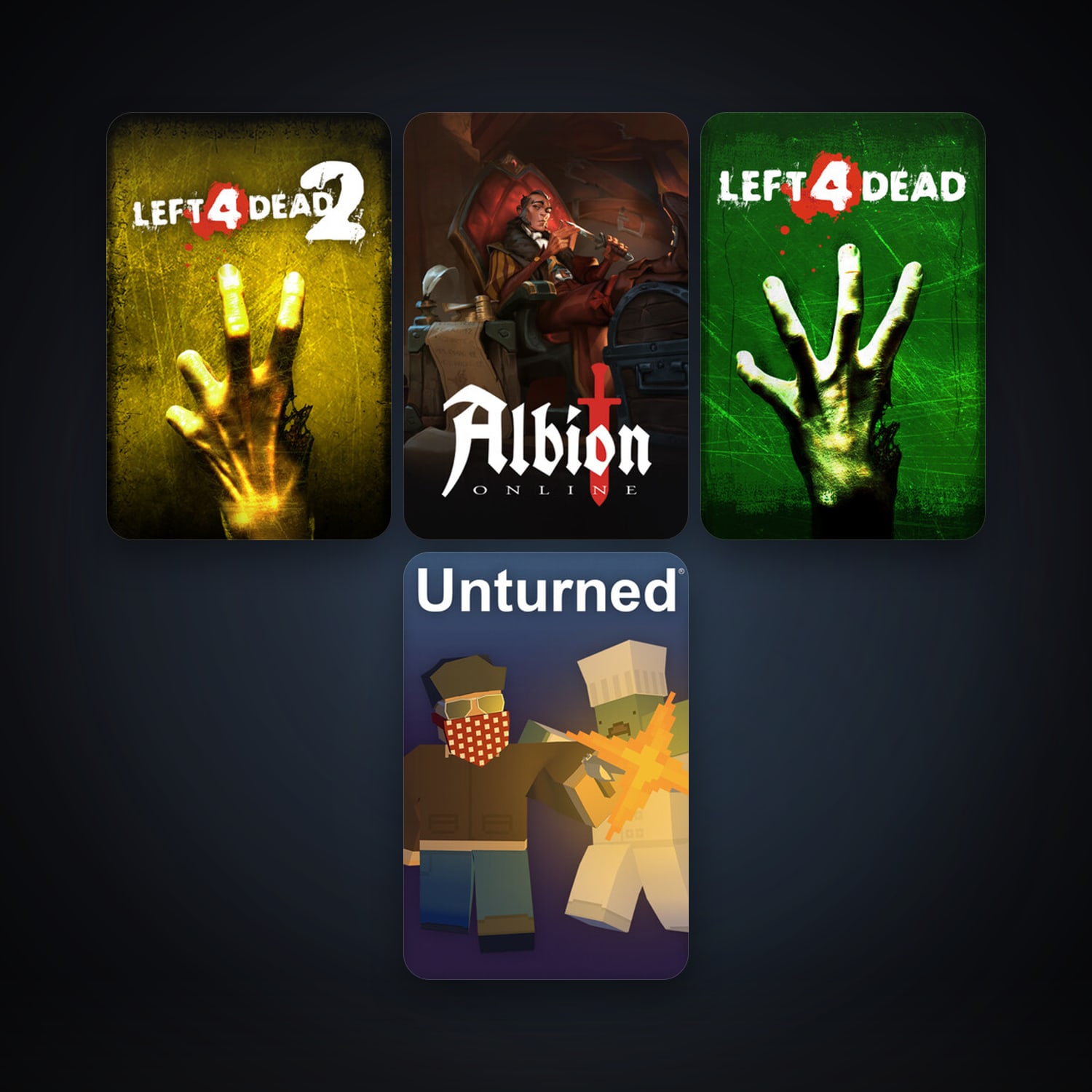 Left 4 Dead + Left 4 Dead 2, 7 games, clean — HabibiAccounts