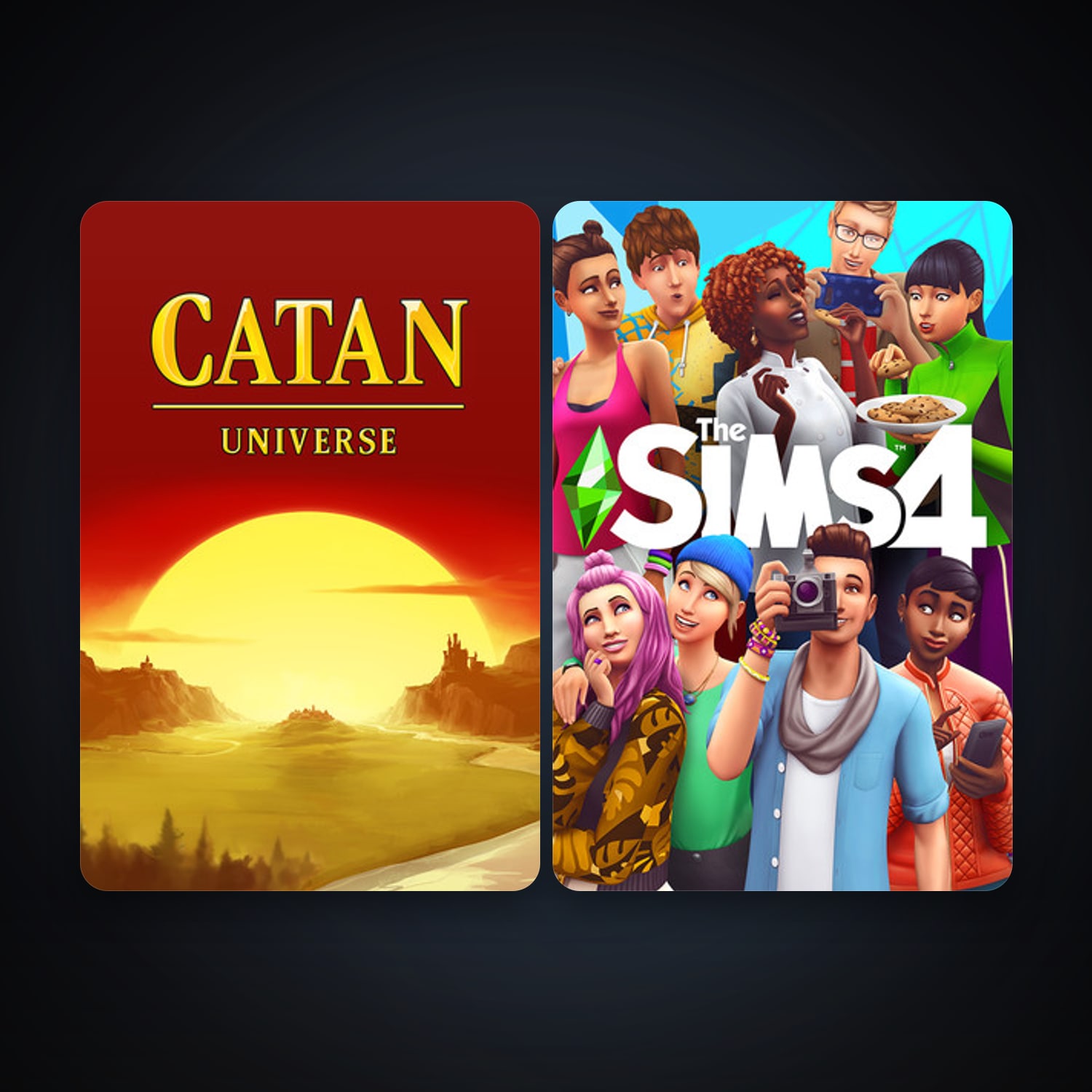 Catan Universe + The Sims 4, 3 games, clean — HabibiAccounts