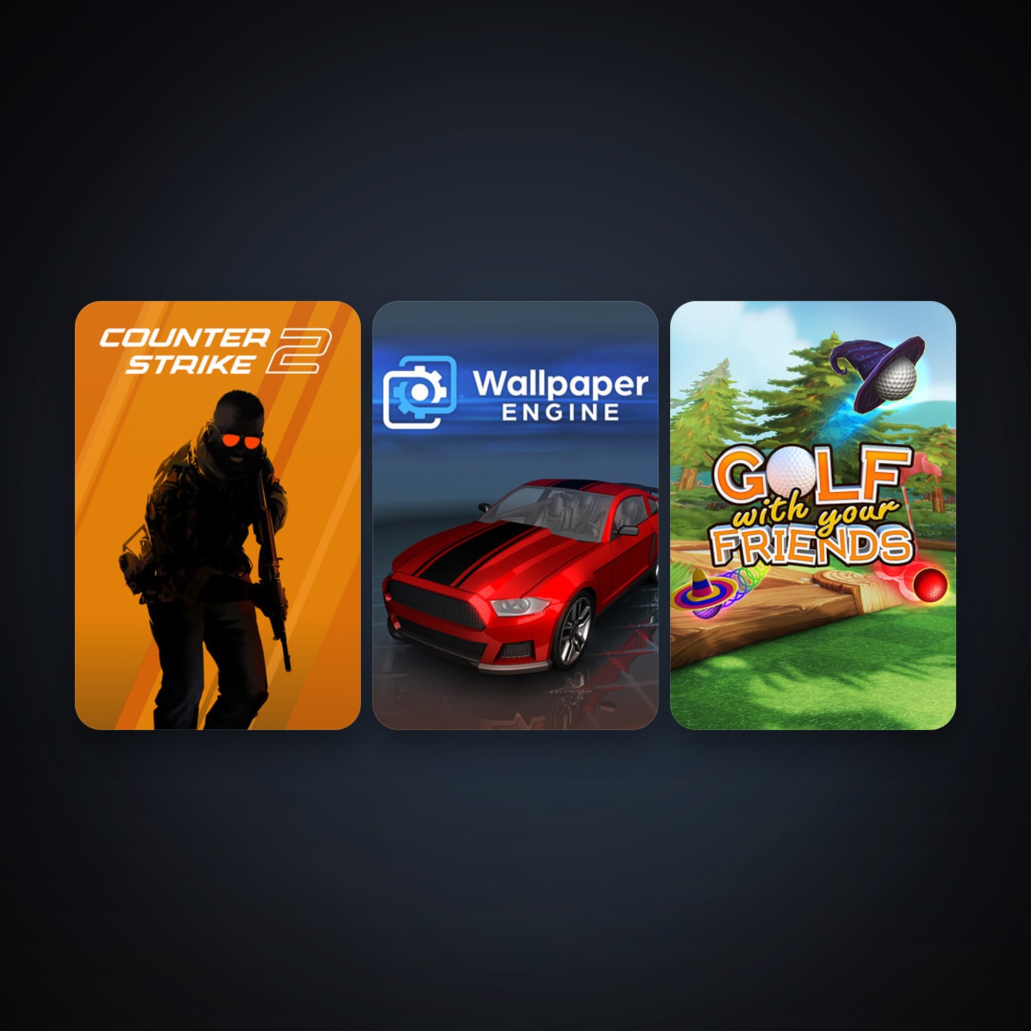 CS2 Prime + Golf With Your Friends, 11 games, clean — HabibiAccounts