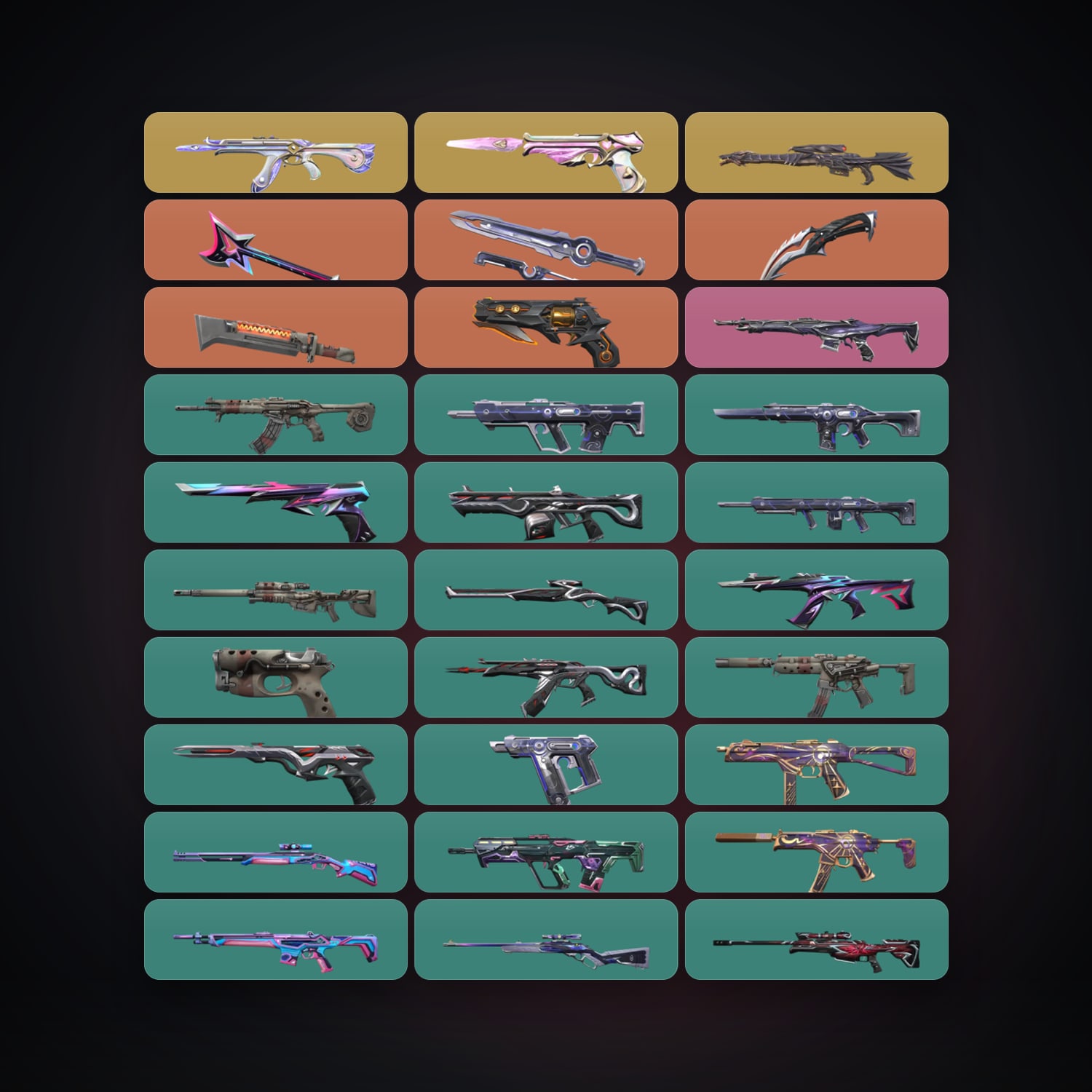 LA Bronze 1 locker — 4 knives, 55 skins, lvl 74 — HabibiAccounts