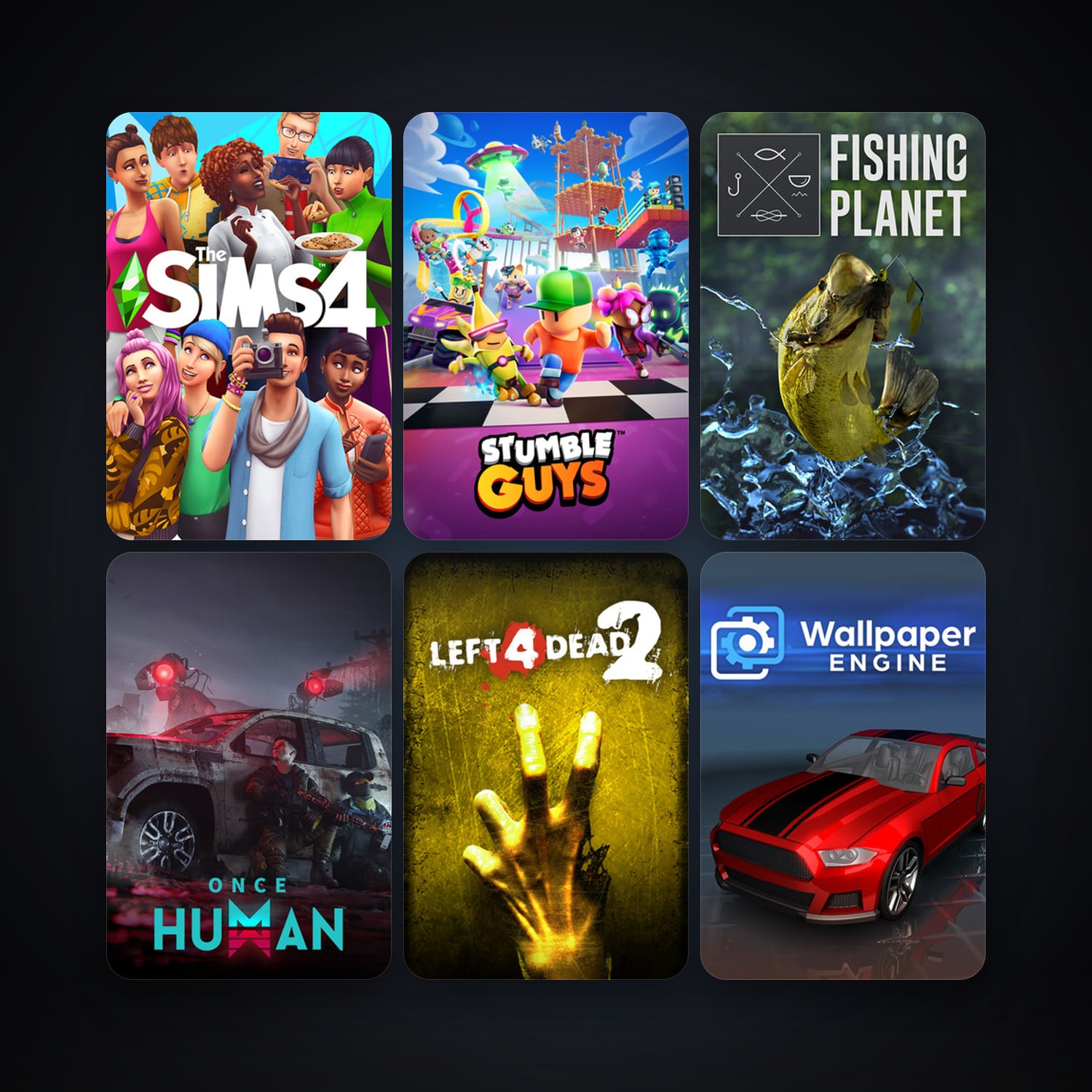 Left 4 Dead 2 + Fishing Planet, 34 games, clean — HabibiAccounts