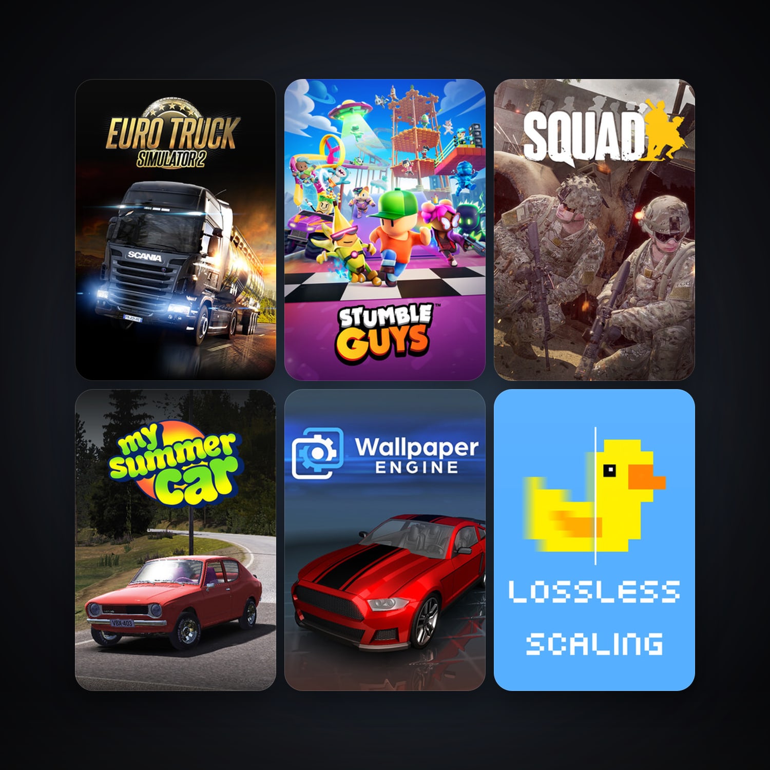 Euro Truck Simulator 2 + Dying Light, 15 games, clean — HabibiAccounts