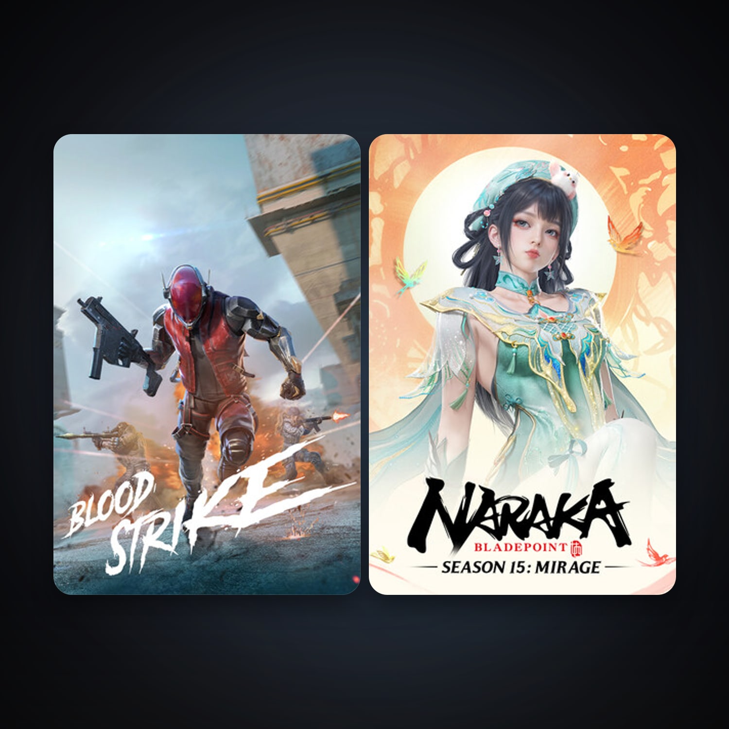 NARAKA: BLADEPOINT + Blood Strike, 2 games, clean — HabibiAccounts