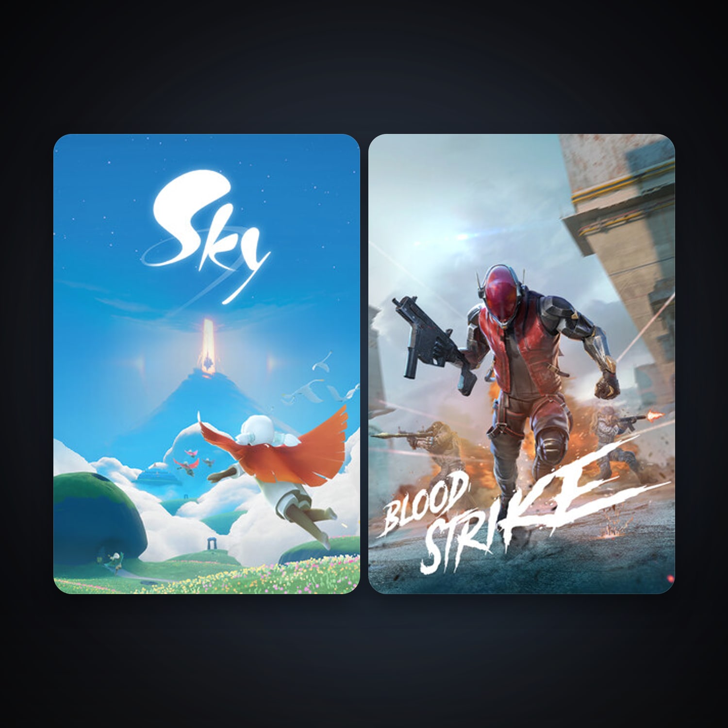 Sky: Children of the Light + Blood Strike, 2 games, clean — HabibiAccounts