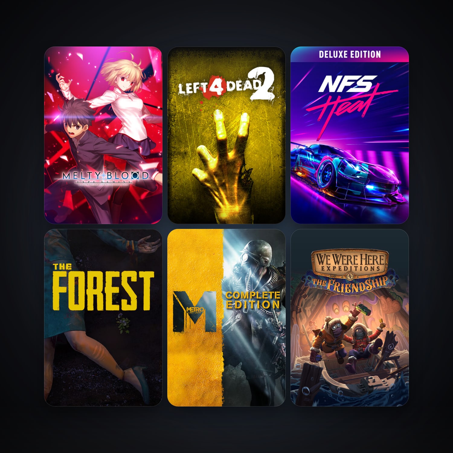 Left 4 Dead 2 + Metro: Last Light, 30 games, clean — HabibiAccounts