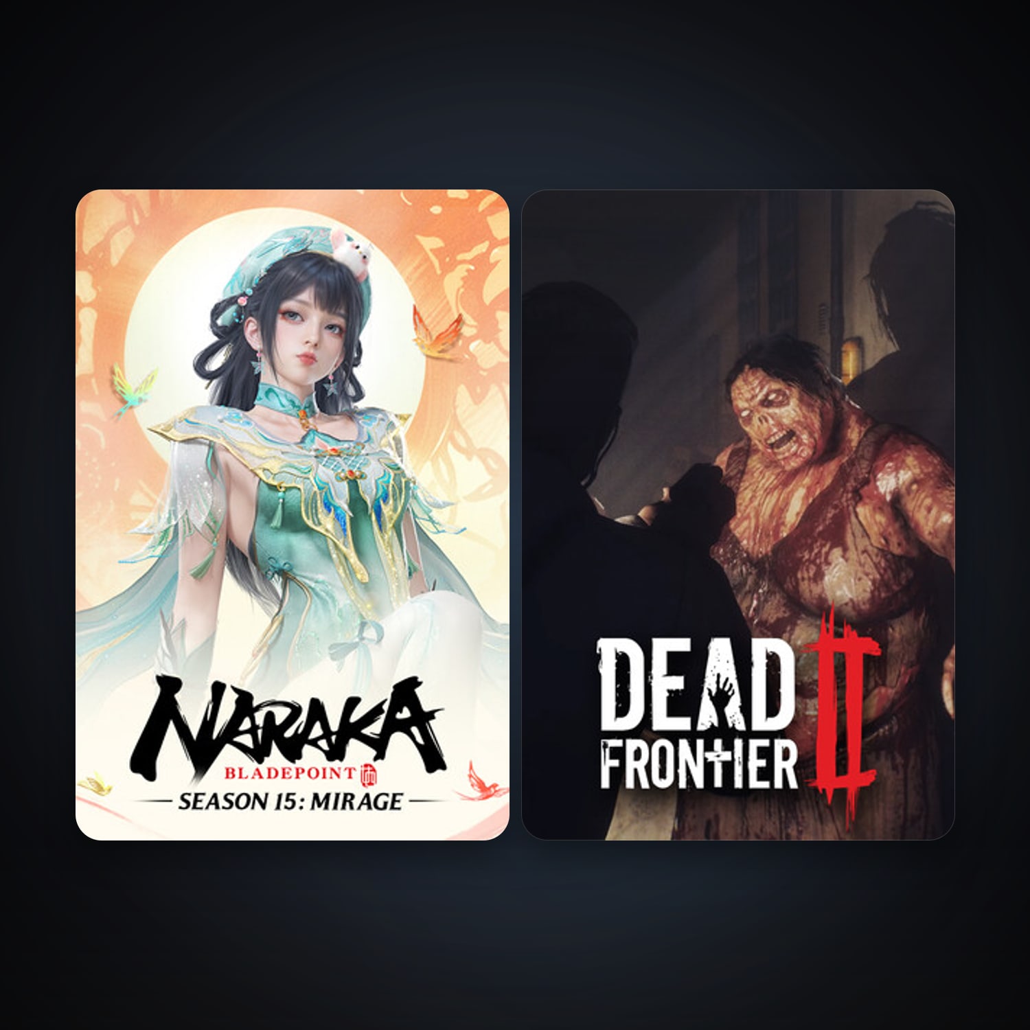 Dead Frontier 2 + NARAKA: BLADEPOINT, 4 games, clean — HabibiAccounts
