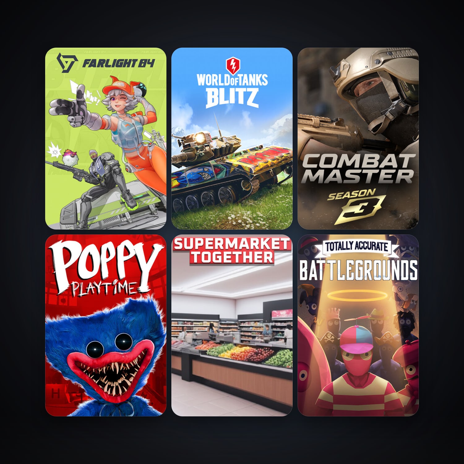 World of Tanks Blitz + Totally Accurate Battlegrounds, 10 games, clean — HabibiAccounts