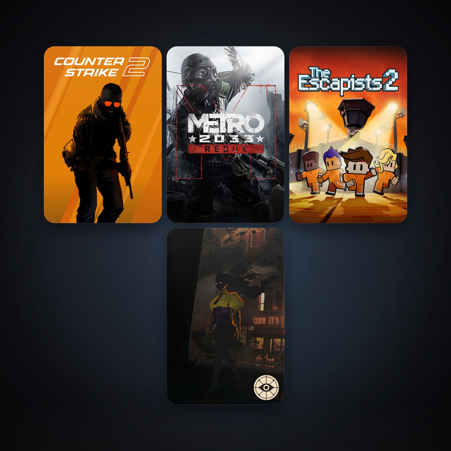 CS2 Prime + Metro 2033 Redux, 7 games, clean — HabibiAccounts