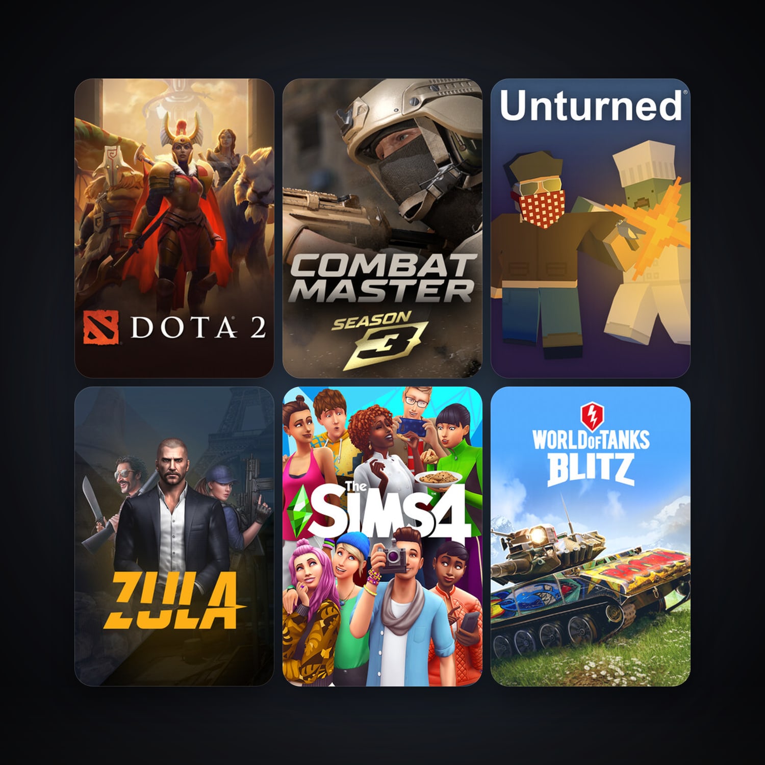 Dota 2 + Unturned, 9 games, clean — HabibiAccounts