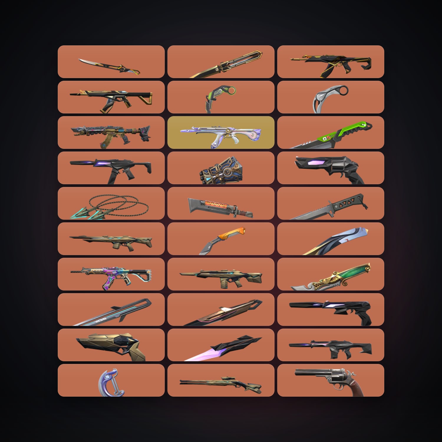 EU Gold 2 locker — 16 knives, 173 skins, lvl 249 — HabibiAccounts