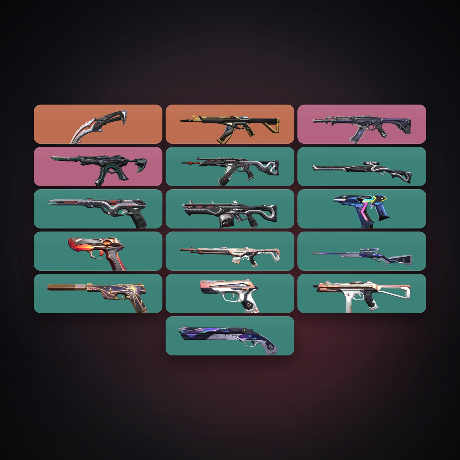 EU Silver 2 locker — 1 knives, 18 skins, lvl 103 — HabibiAccounts