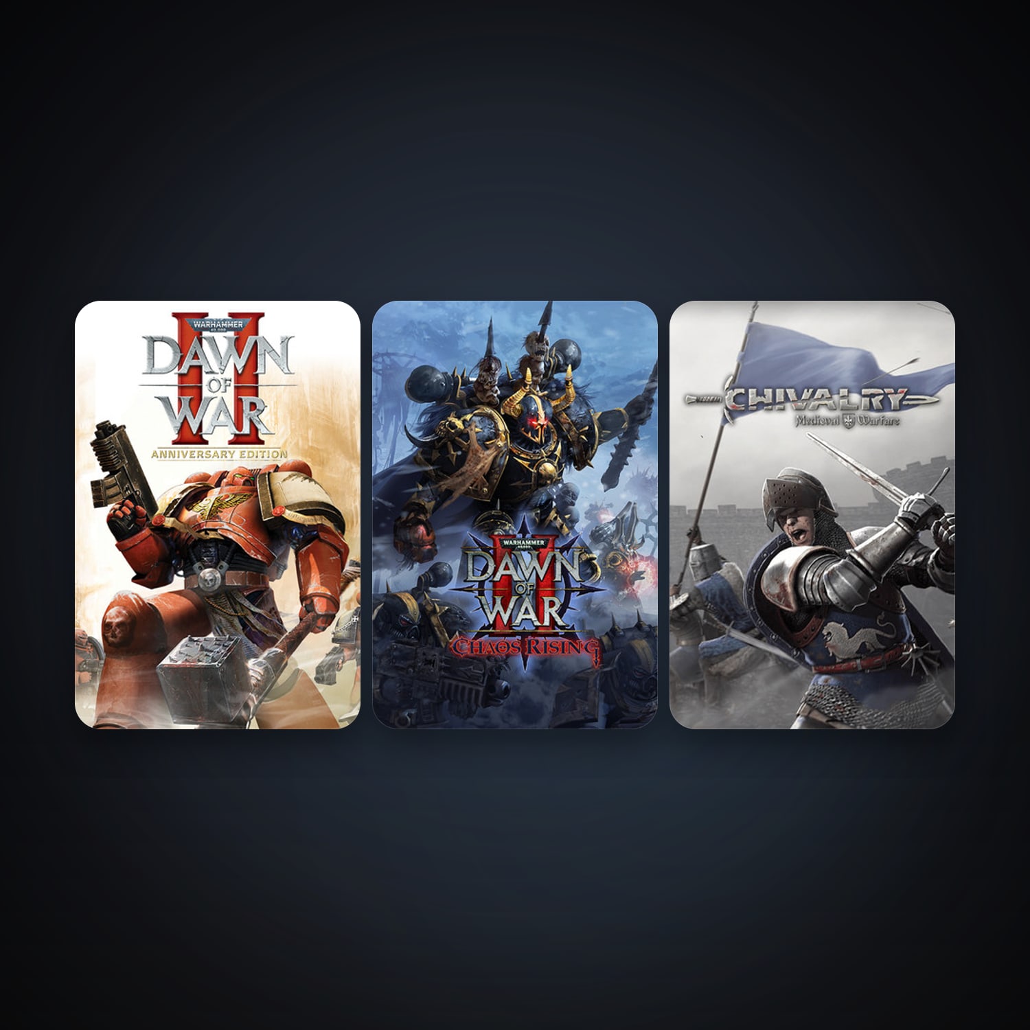 Warhammer 40,000: Dawn of War II + Warhammer 40,000: Dawn of War II Chaos Rising, 4 games, clean — HabibiAccounts