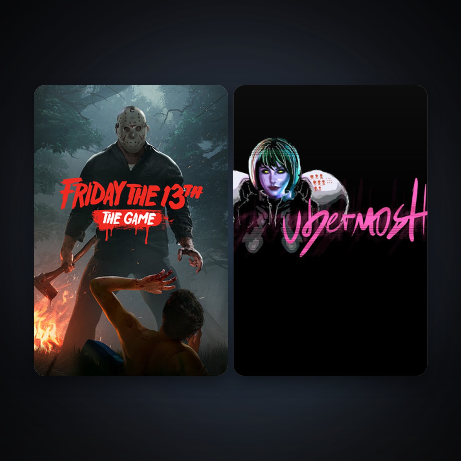 UBERMOSH + Friday the 13th: The Game, 5 games, clean — HabibiAccounts
