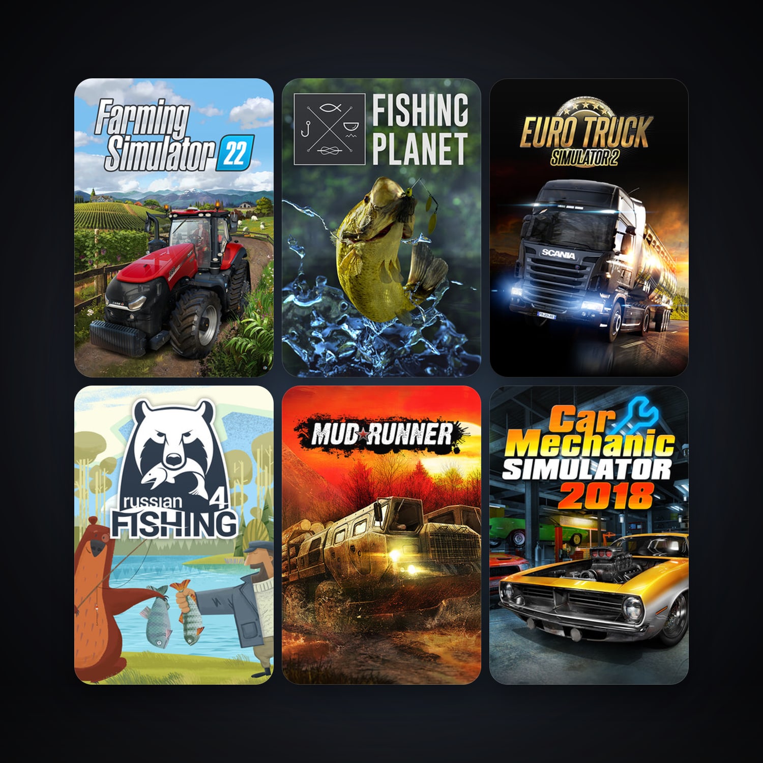 Free CS2 (No Prime) + Euro Truck Simulator 2, 16 games, clean — HabibiAccounts